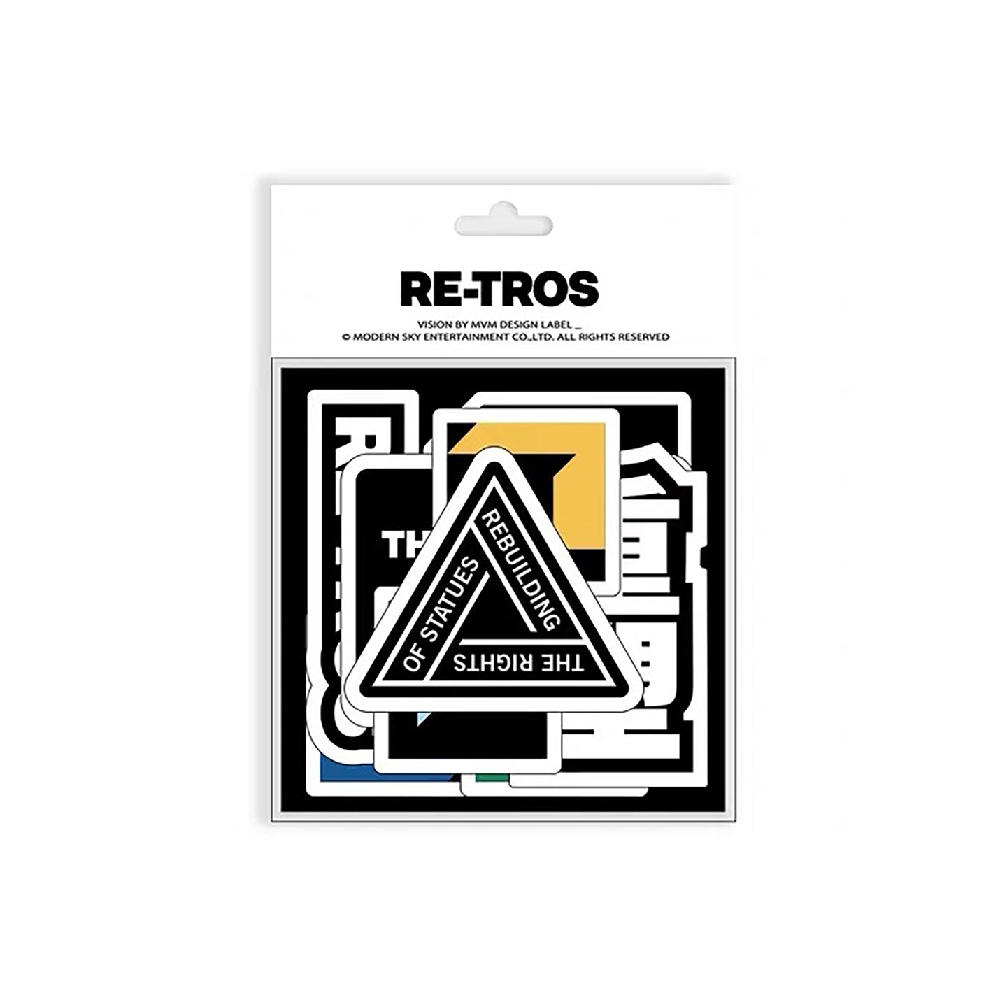 Re-TROS (Rebuilding the Rights of Statues) Band Merchandise Band Logo Sticker Set