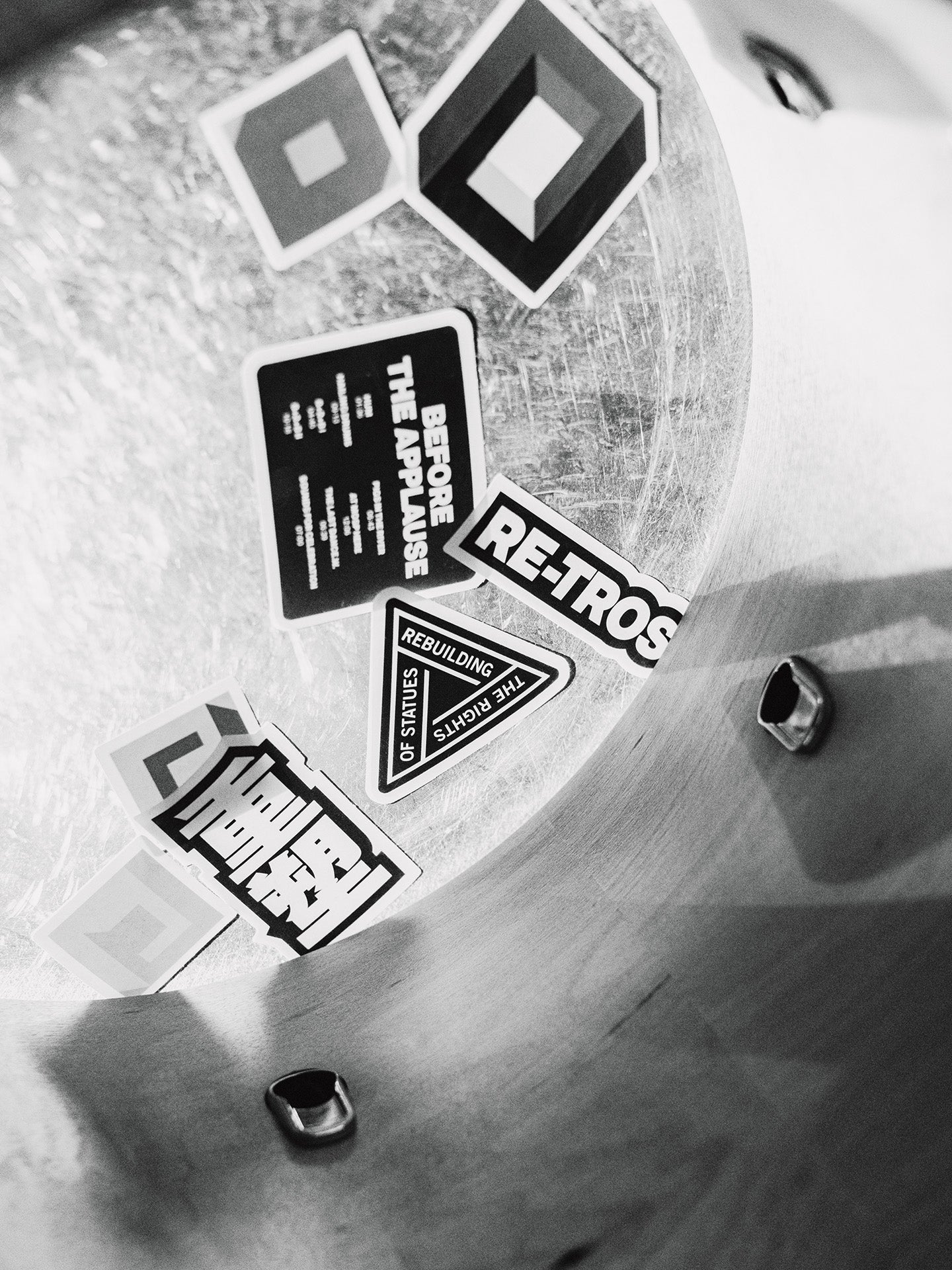 Re-TROS (Rebuilding the Rights of Statues) Band Merchandise Band Logo Sticker Set