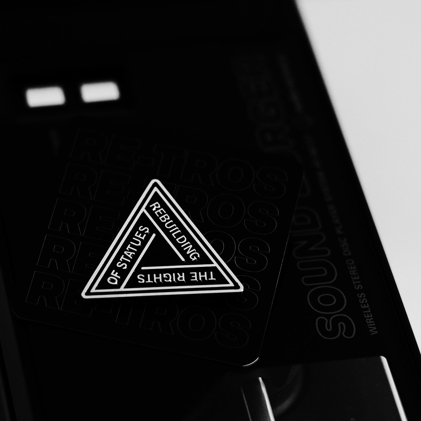 Re-TROS (Rebuilding the Rights of Statues) Band Merchandise: Logo Metal Badge Pin