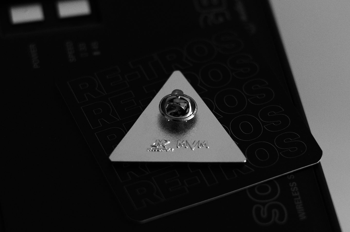 Re-TROS (Rebuilding the Rights of Statues) Band Merchandise: Logo Metal Badge Pin